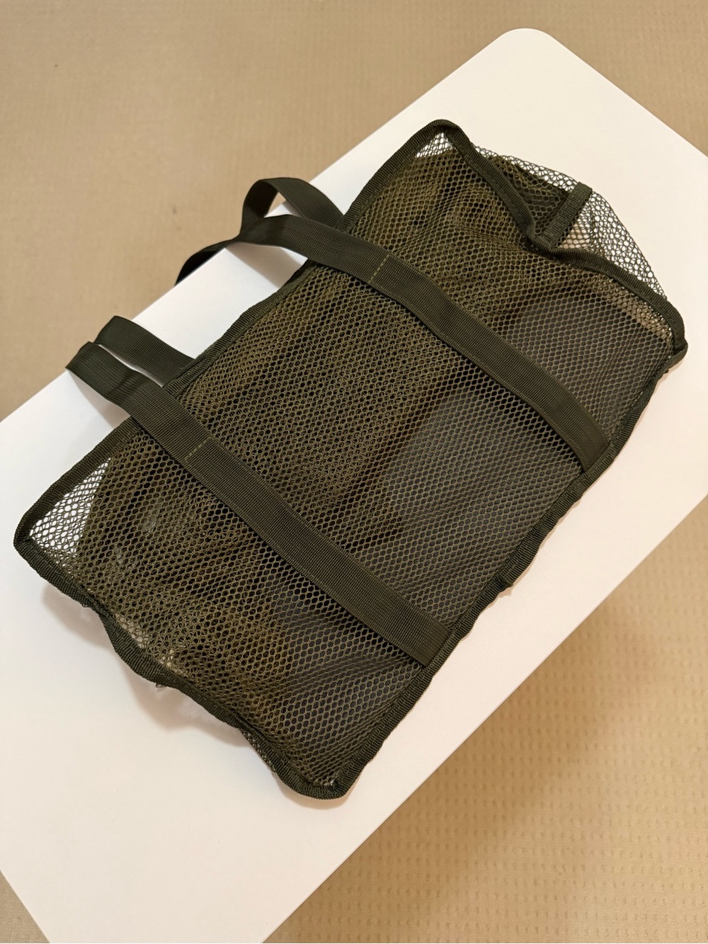 Army Green Quick Dry Mesh Shower Caddy Gym Toiletry Tote Bag
